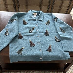 Talbots Light Blue Knit Sweater